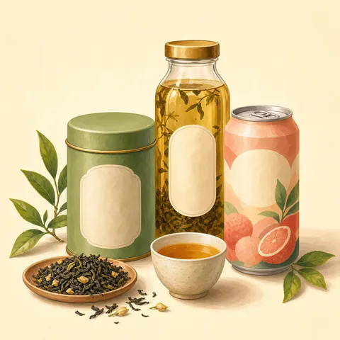 Illustration: Aloe Vera Drink – Aloe-vera-Getränk — Asia Markt Ingolstadt