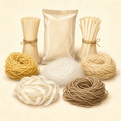 Illustration: Asia Kitchen Chow Mein Noodles – getrocknete Nudeln — Asia Markt Ingolstadt