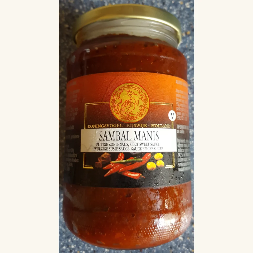 Koningsvogel Sambal Manis 375 g – Chilisauce — Asia Markt Ingolstadt