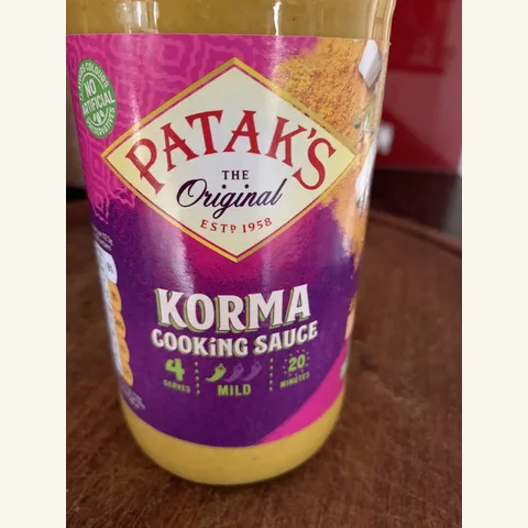 Patak's Korma Cooking Sauce — Asia Markt Ingolstadt