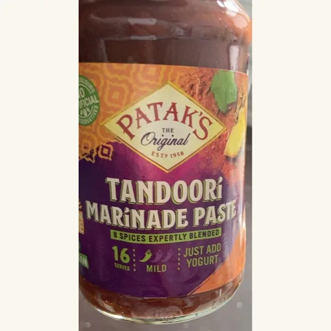 Patak's Tandoori Marinade Paste — Asia Markt Ingolstadt